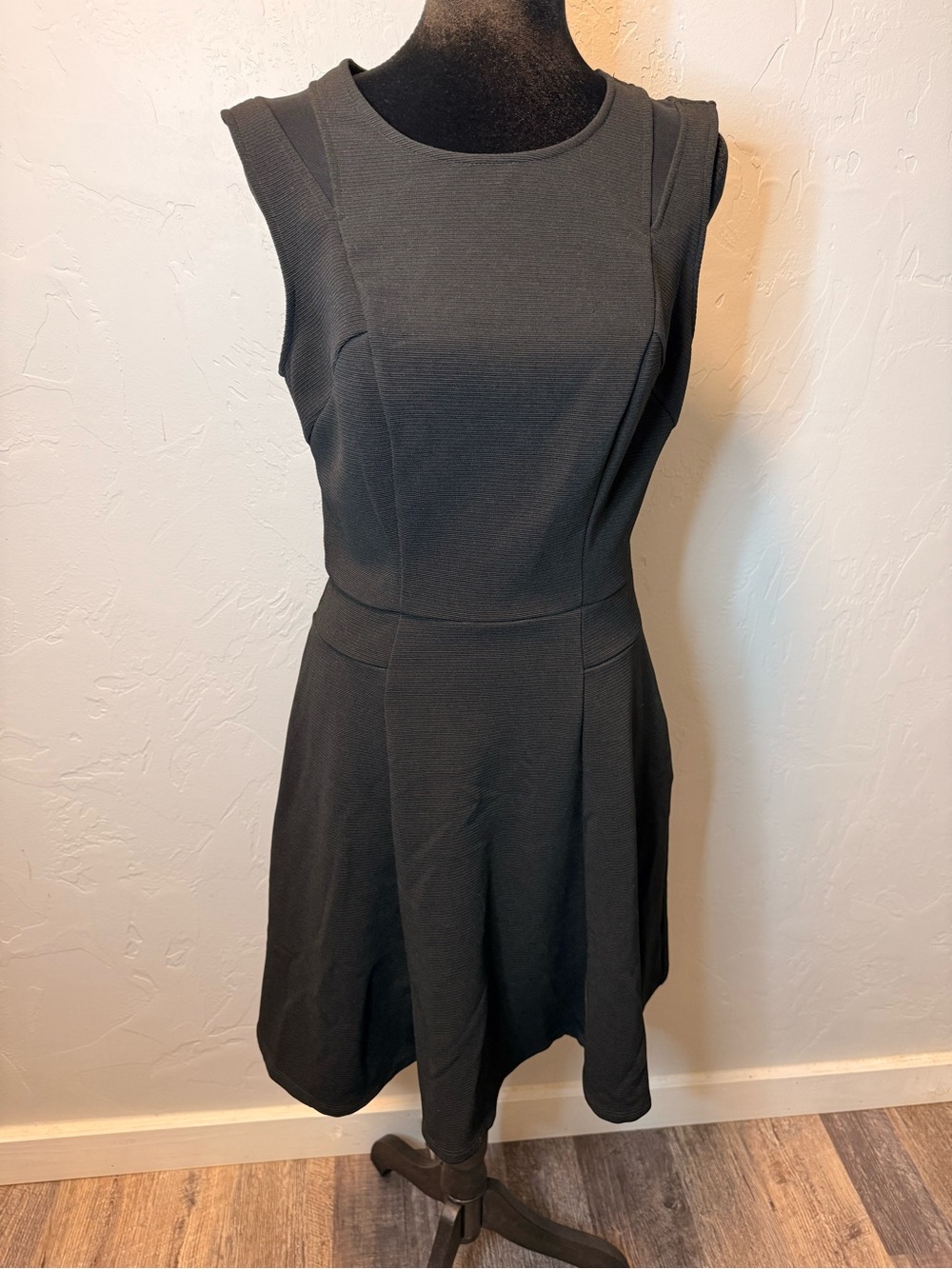 Mossimo Classic Black Sleeveless Fit & Flare Dress